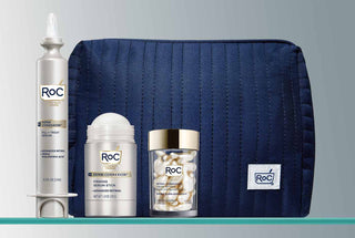 Limited Edition Holiday Set: Reverse Aging Serum Favorites with signature RoC travel case