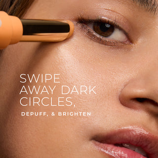 swipe away dark circles, depuff, & brighten