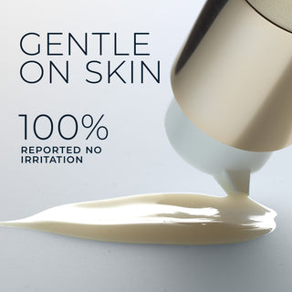 stylized photo of retinol correxion deep wrinkle serum and swatch
gentle on skin
100% reported no irritation