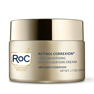 stylized photo of retinol correxion line smoothing max hydration cream